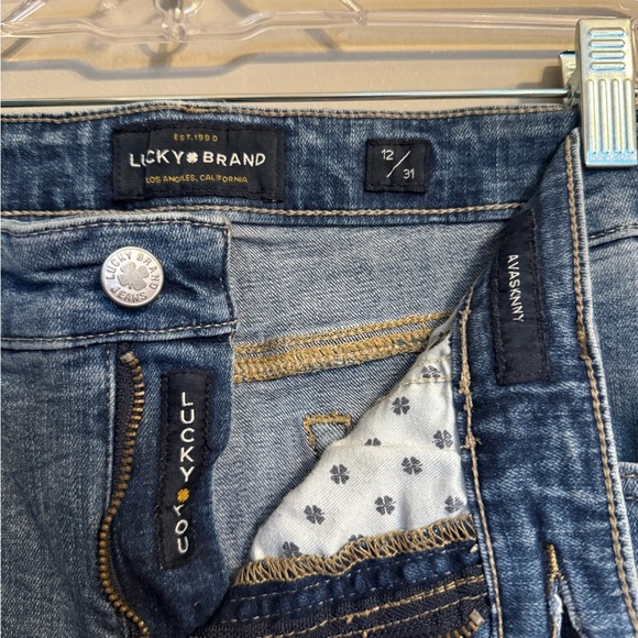Lucky Brand Women's Ava Skinny Blue Jeans - Picture 4 of 11